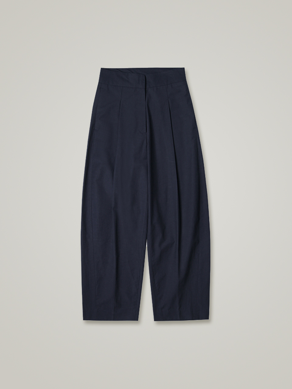 comos&#039;534 rounding seam cotton pants (navy)