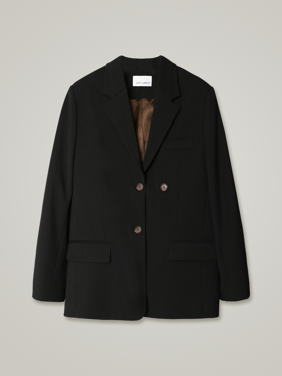 comos 955 double twill jacket (black)