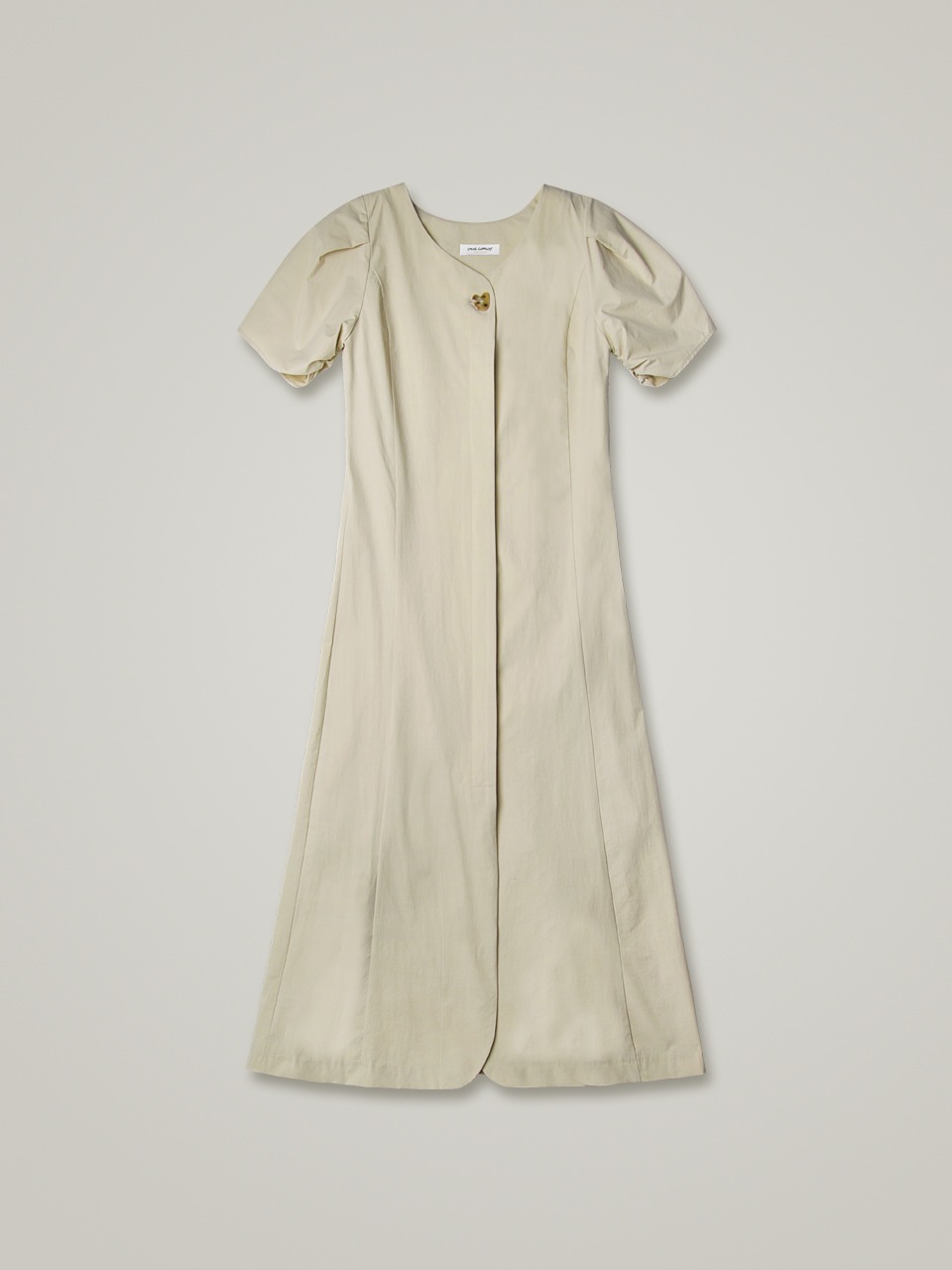 comos 866 Jacket shirring dress (beige)